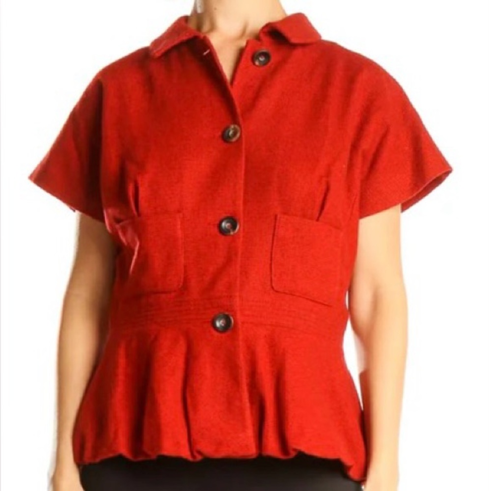 PIAZZA SEMPIONE Red Brown Checkered Cashmere Cardigan